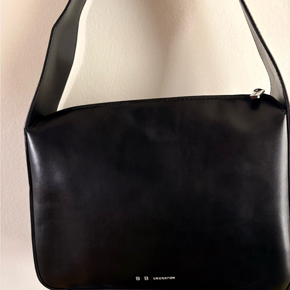 Bcbg Studded Black Shoulder Bag - Picture 2 of 2